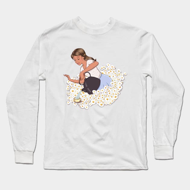 Daisy Long Sleeve T-Shirt by komkommermeisje